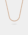 ROPE CHAIN - ROSE GOLD 3MM