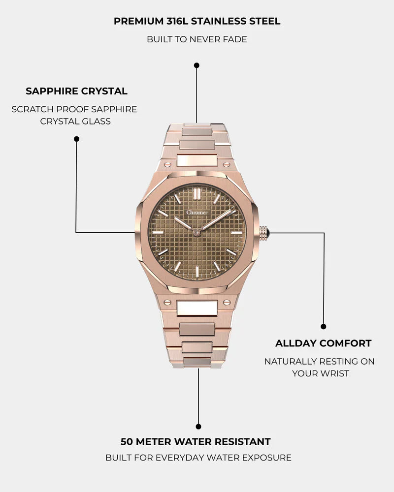 AMARI - ROSE GOLD CHOCOLATE