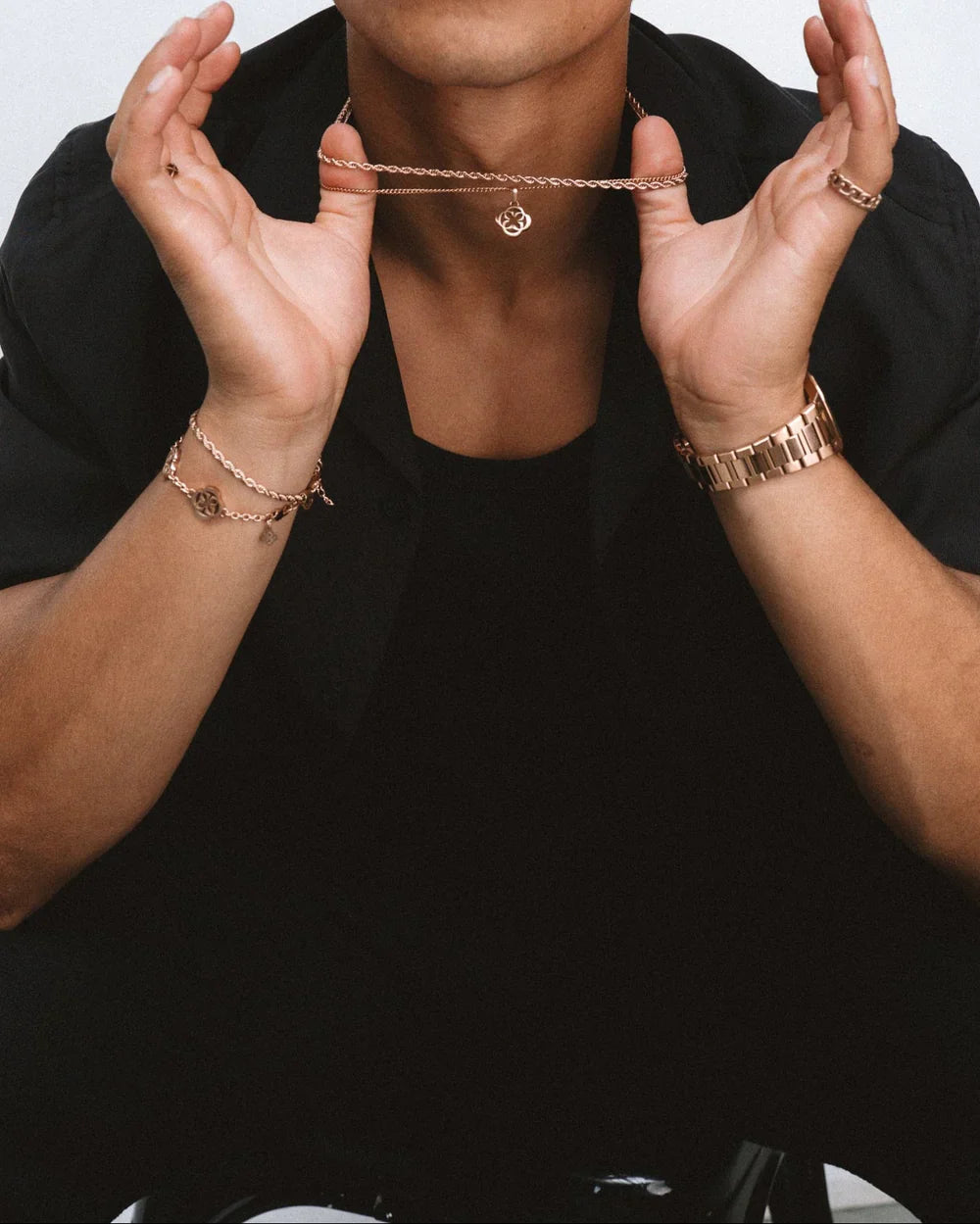 CHROMER PENDANT - ROSE GOLD